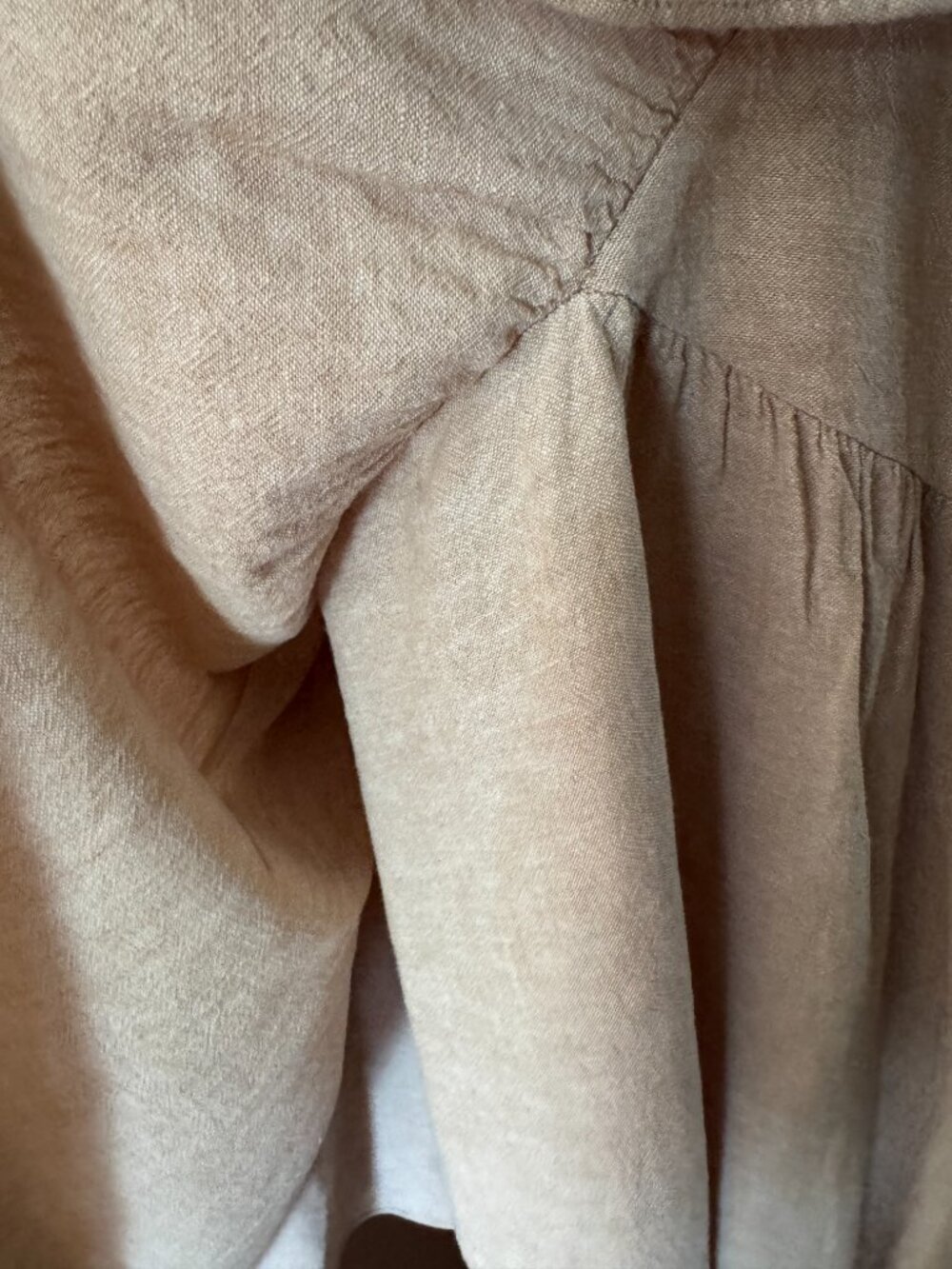 Madewell ruffle linen midi skirt - Picture 3 of 5